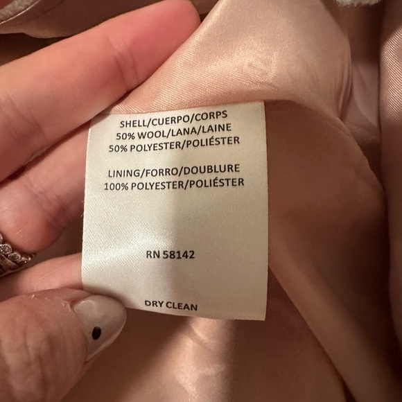 NWOT Gal Meets Glam Annelise Plaid Wool Coat Medium - Picture 10 of 10